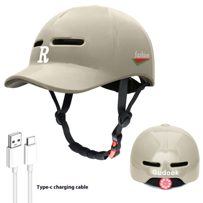 Casco de Ciclismo con Luz de Advertencia Integrada Duck Tongue - Image 8