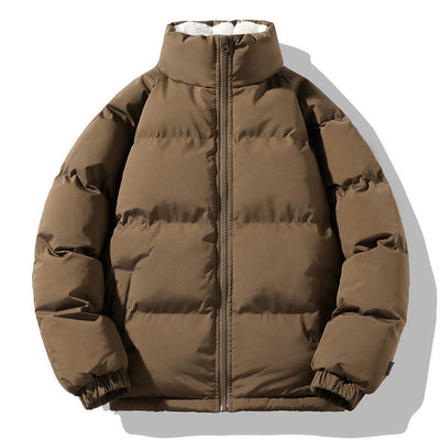 Abrigo Acolchado Grueso Cuello Alto para Hombre Talla Grande - Image 4