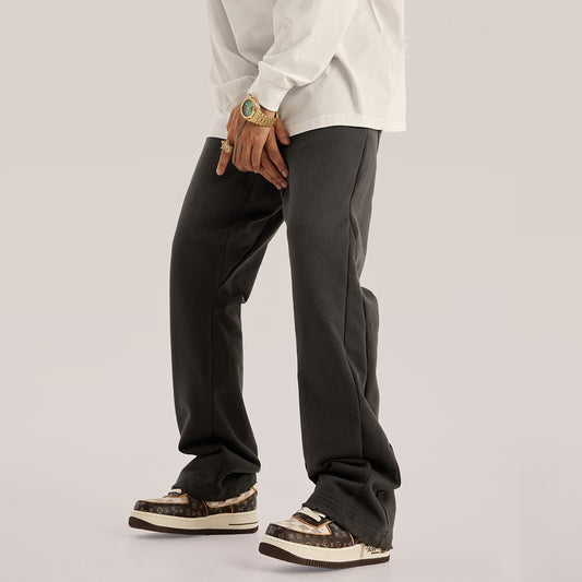 Pantalones Casuales Holgados con Detalle Plisado - Corte Relajado