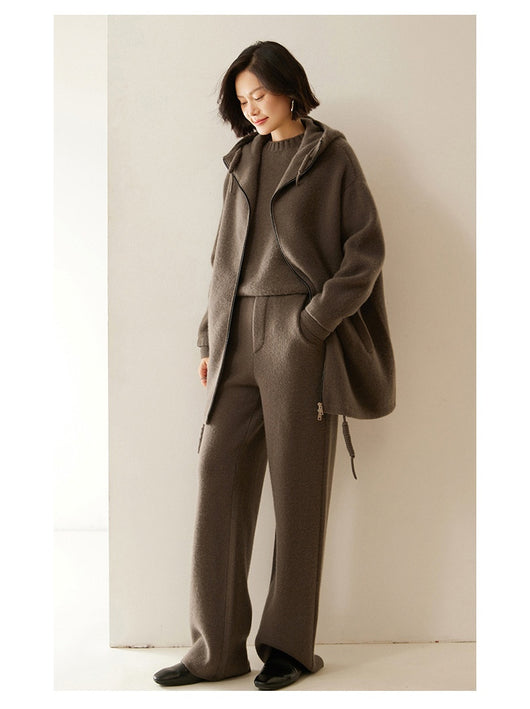 Pantalones de Cashmere Anchos de Cintura Alta - Diseño Elegante y Favorecedor - Image 19