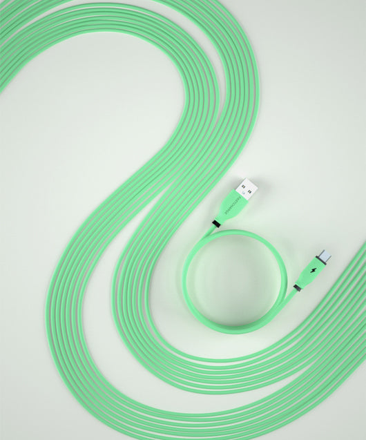Cable de Carga y Datos de Goma Líquida Suave - Compatible con Apple (Lightning) y Android (Tipo C) - Image 6