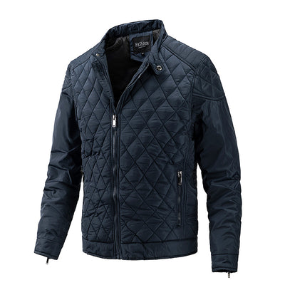 Camisa Casual de Cuello Parado en Algodón Ligero para Hombre - Image 2