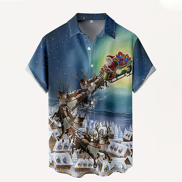 Playera Navideña Impresa en 3D Casual