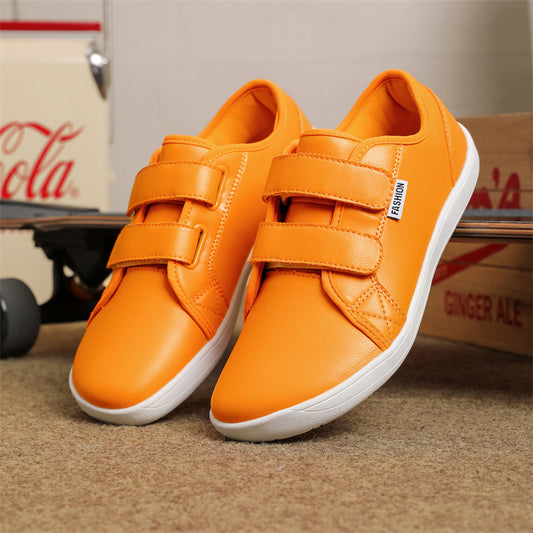 Zapatos Casuales de Cuero Ancho con Velcro para Hombre y Mujer Talla Grande - Image 2