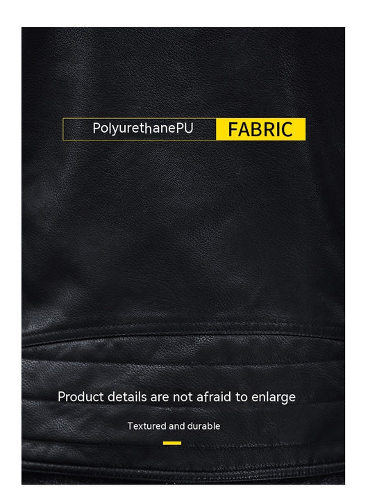 Chaqueta de Cuero para Hombre - Abrigo Elegante Otoño Invierno - Image 7