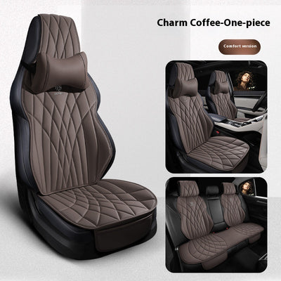 Funda de Asientos de Cuero Premium para Auto - Juego Completo 5 Plazas - Image 34