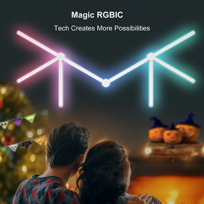 Lámpara LED RGB Inteligente Modular DIY - Iluminación Personalizable para tu Hogar - Image 11