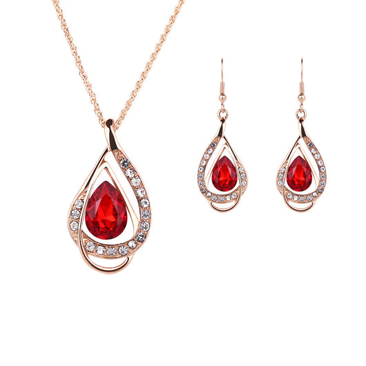 Conjunto Retro de Aretes y Collar Vintage - Image 9