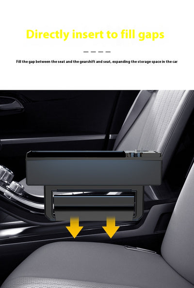 Organizador de Auto con Cargador Dual USB y Almacenamiento Inteligente - Image 16