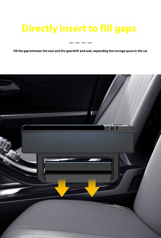 Organizador de Auto con Cargador Dual USB y Almacenamiento Inteligente - Image 16