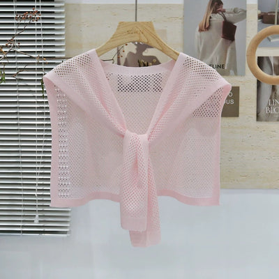 Chaleco Tejido Coordinado - Conjunto 3 Piezas Camisa y Falda - Image 11