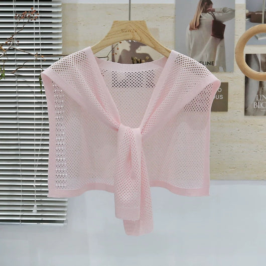 Chaleco Tejido Coordinado - Conjunto 3 Piezas Camisa y Falda - Image 11
