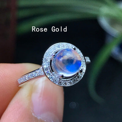 Anillo de Piedra Luna Azul Natural - Image 6