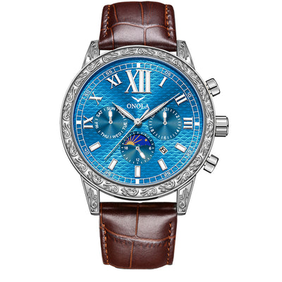 Reloj Mecánico Automático de Cuero - Elegancia y Versatilidad - Image 14
