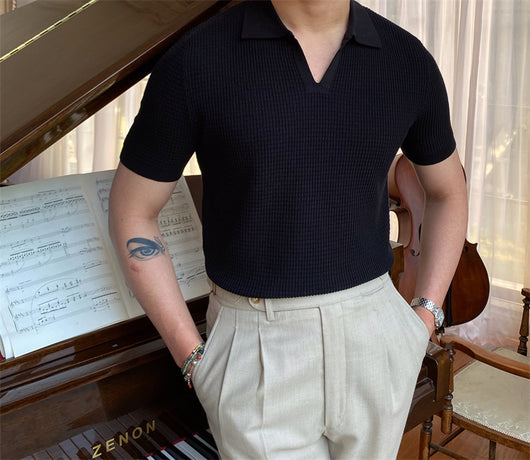 Camisa Cuello V Elegante sin Botones - Versátil y Moderna - Image 14