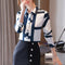Blusa Suelta de Gasa con Solapa - Camisa Versátil para Mujer