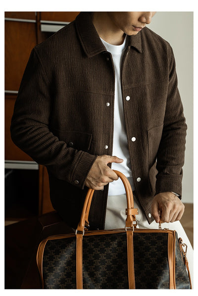 Chaqueta Texturizada Premium para Hombre - Otoño e Invierno - Image 23