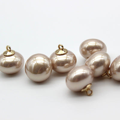 Botón Decorativo Dorado con Perla - Image 8