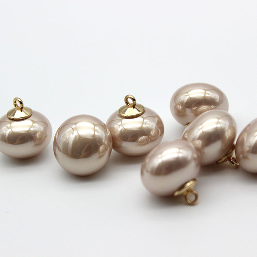 Botón Decorativo Dorado con Perla - Image 8