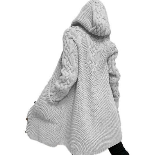 Chaqueta de Punto Ajustada Monoabotonada Manga Larga Estilo Urbano - Image 8