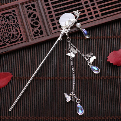 Horquilla de Aleación Estilo Antiguo con Efecto Ondulante para Hanfu - Image 3
