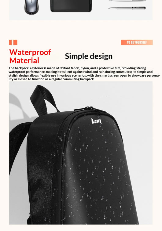 Mochila Inteligente LED Impermeable con Pantalla Luminosa - Image 12