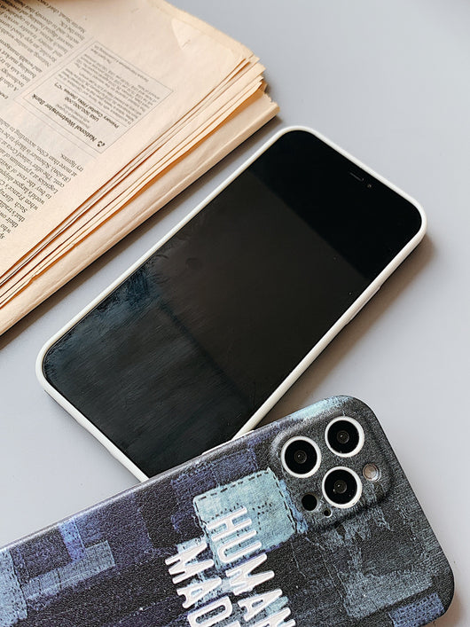 Funda de Celular para Pareja con Relieve y Camuflaje Estilo Urbano - Image 12
