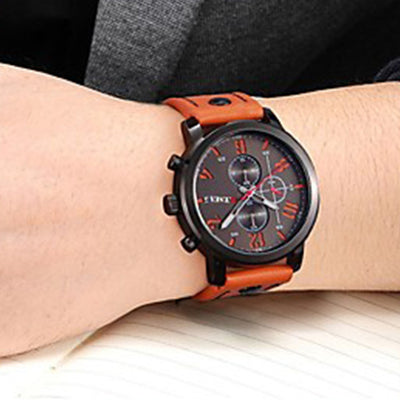 Reloj de Cuarzo con Diseño de Tres Esferas - Estilo Deportivo Moderno - Image 6