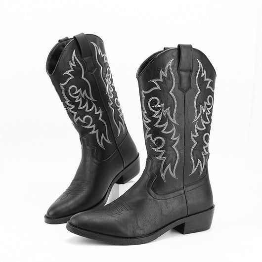 Bota Retro Alta con Bordado para Hombre - Image 13