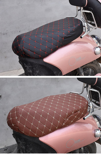 Funda de Asiento de Cuero Reforzado Protección Solar para Auto - Image 4