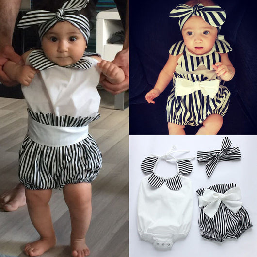 Conjunto de 3 Piezas: Enterizo Halter Girasol con Pantalón de Cintura Alta y Moño