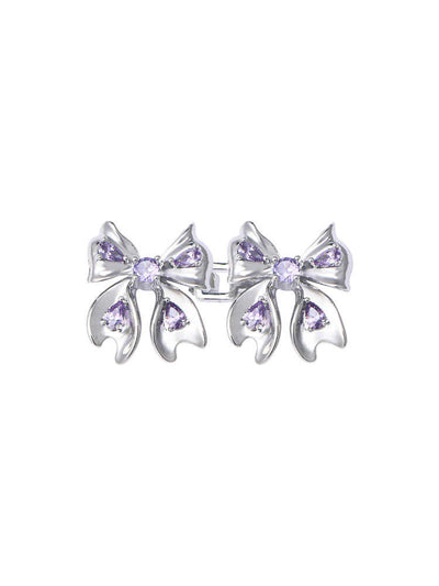 Broche de Cintura con Cristal Púrpura - Hebilla Dual para Cinturón y Accesorio - Image 5