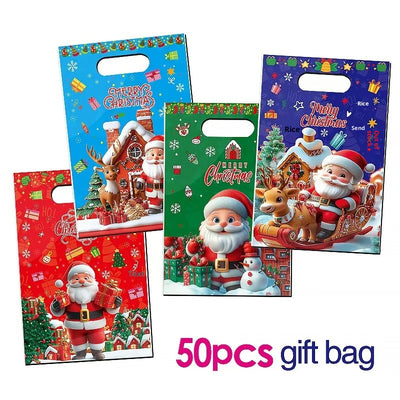 Bolsa de Regalo Navideña con Película Perlada Brillante - Image 3