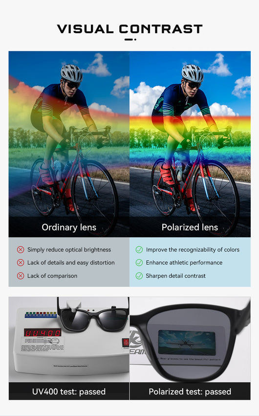 Gafas de Sol Deportivas con Protección UV y Bisagras de Metal - Image 25