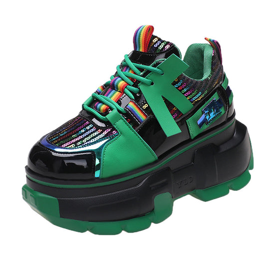 Zapatos de Moda para Mujer con Cordones - Estilo Trendy Versátil - Image 2