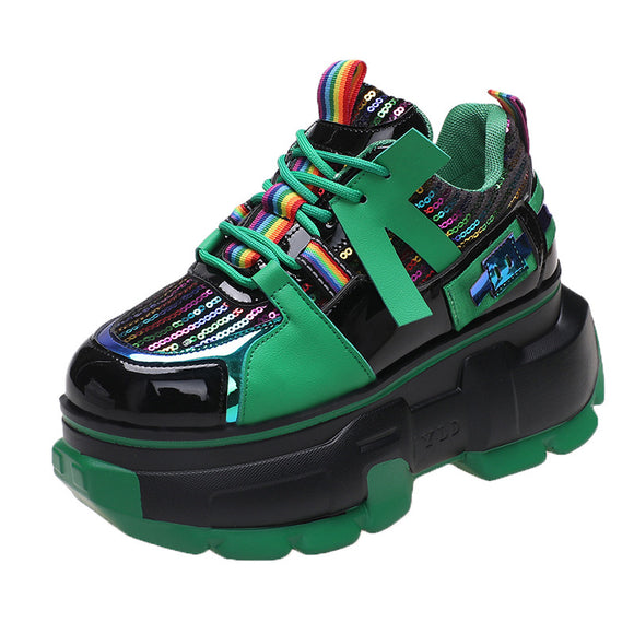 Zapatos de Moda para Mujer con Cordones - Estilo Trendy Versátil