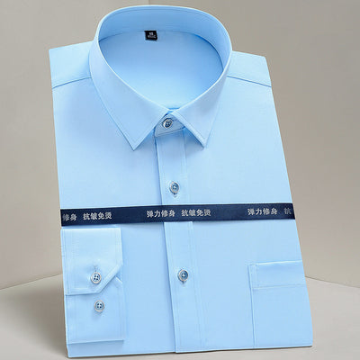 Camisa de Trabajo Elástica Mercerizada para Hombre - Image 5