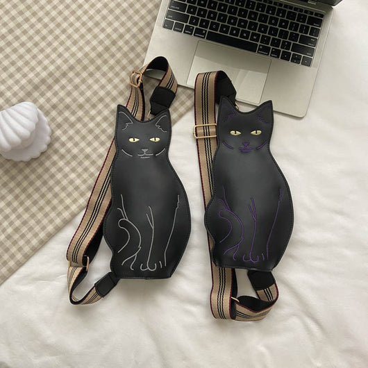 Bolsa de Pecho para Mujer con Diseño de Gatito - Image 6