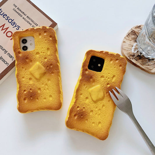 Funda de Silicona para iPhone 11 Diseño Pan Tostado