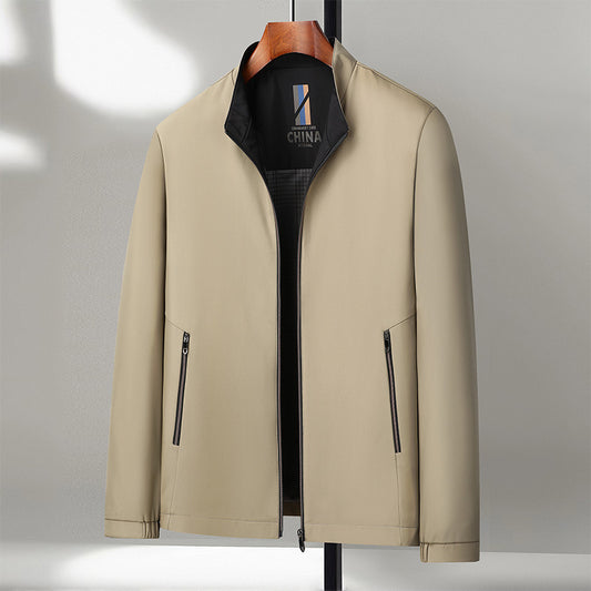 Chaqueta Ejecutiva de Cuello Alto para Primavera y Otoño