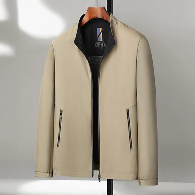 Chaqueta Ejecutiva de Cuello Alto para Primavera y Otoño
