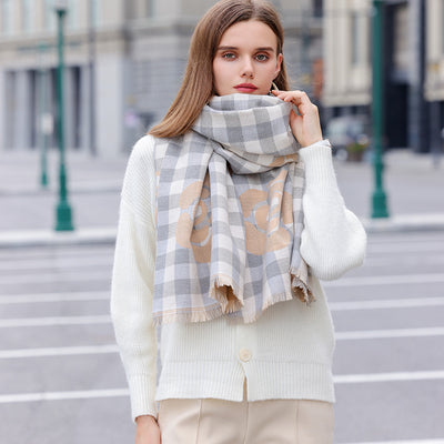 Bufanda Térmica Escocesa con Borlas - Protección Premium para Otoño e Invierno - Image 3