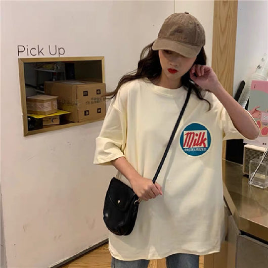 Blusa Suelta Estilo Coreano Harajuku BF para Estudiantes - Image 9