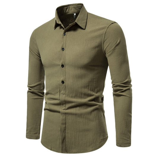 Camisa de Algodón con Doble Solapa para Hombre - Image 3