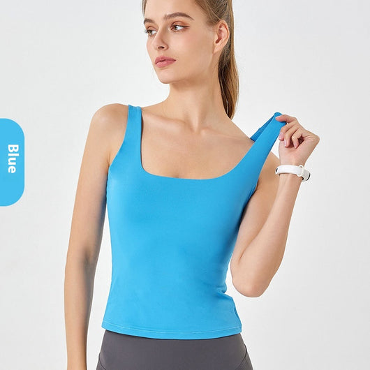 Chaleco Deportivo Sin Mangas Cuello U - Doble Capa Suave como Nube - Image 10