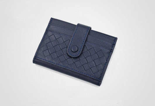 Billetera Delgada de Piel de Oveja con Múltiples Compartimentos - Image 12