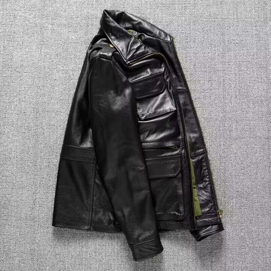 Chaqueta de Cuero Genuino Premium - Piel de Vaca Suave - Image 9