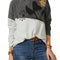 Suéter Cuello Redondo Estampado Animal Print para Mujer