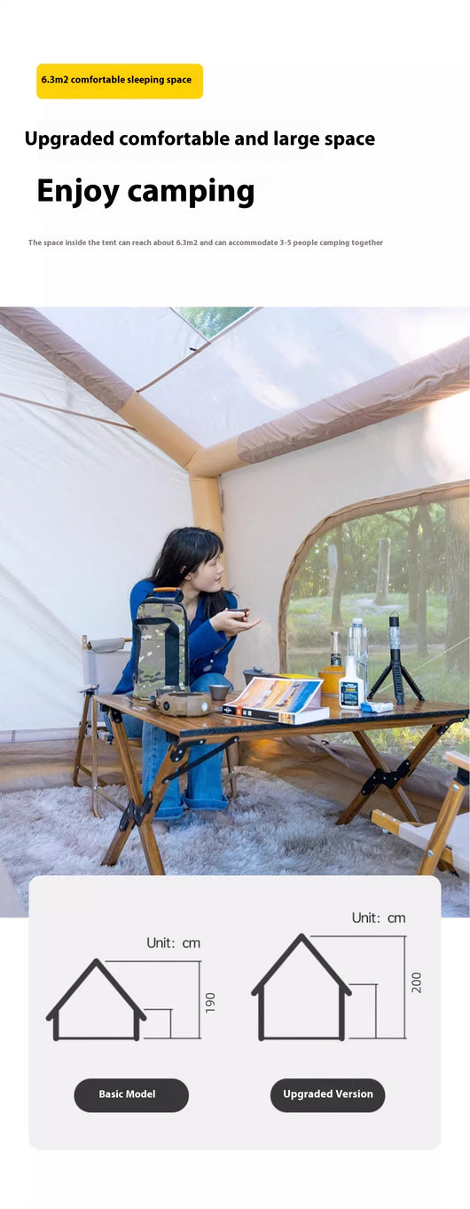 Carpa Inflable Automática 6 Personas - Impermeable, Aislante Térmico para Camping - Image 18