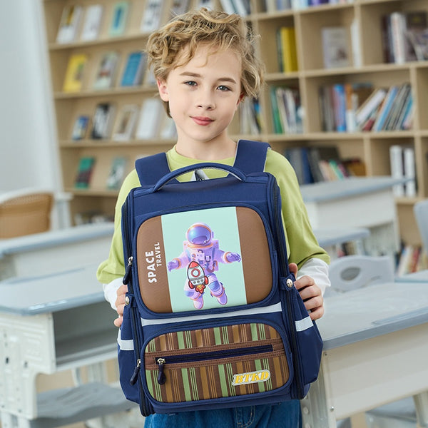 Mochila Escolar Astronauta de Gran Capacidad - Diseño Ergonómico para Niños y Niñas